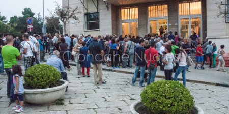 Protesta dei cittadini nuoresi contro la TARI (© foto S.Novellu)