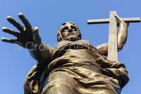 La statua del Redentore opera di Vincenzo Jerace (© foto S.Novellu)