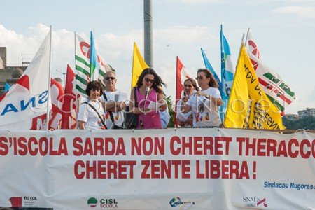 Manifestazione contro il Ddl LA buona scuola (© foto S.Novellu)