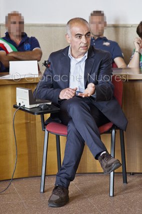 Francesco Rocca depone al processo per l'omicidio Dina Dore (© foto S. Novellu)