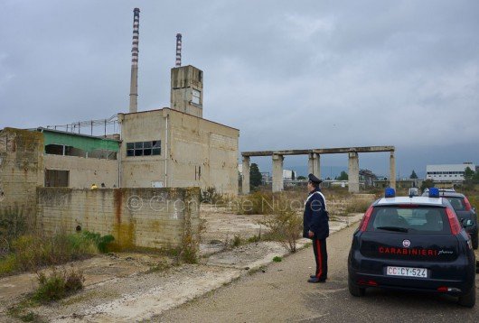 Ottana, Carabinieri nell'area contaminata dai rifiuti