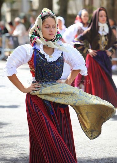 Redentore 2018, sfilata degli abiti tradizionali (foto A.Lauria - © Cronache Nuoresi)