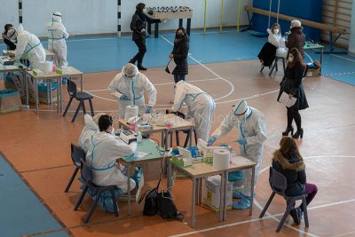 Un momento della campagna di screening a Nuoro (foto S.Novellu)