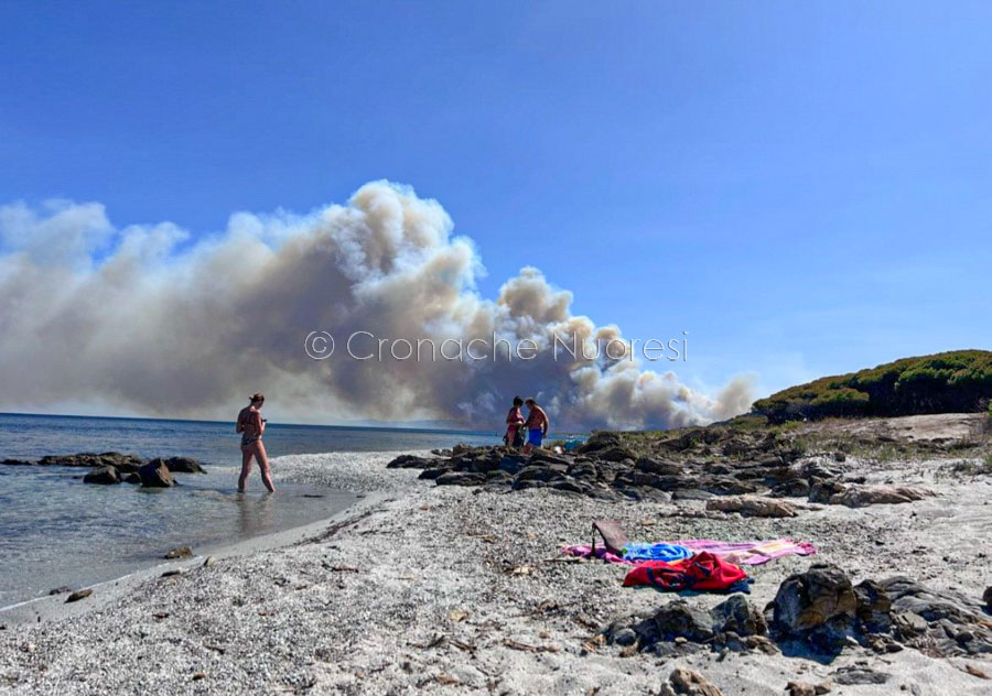 Incendio A Posada Foto Cairoli Cronache Nuoresi