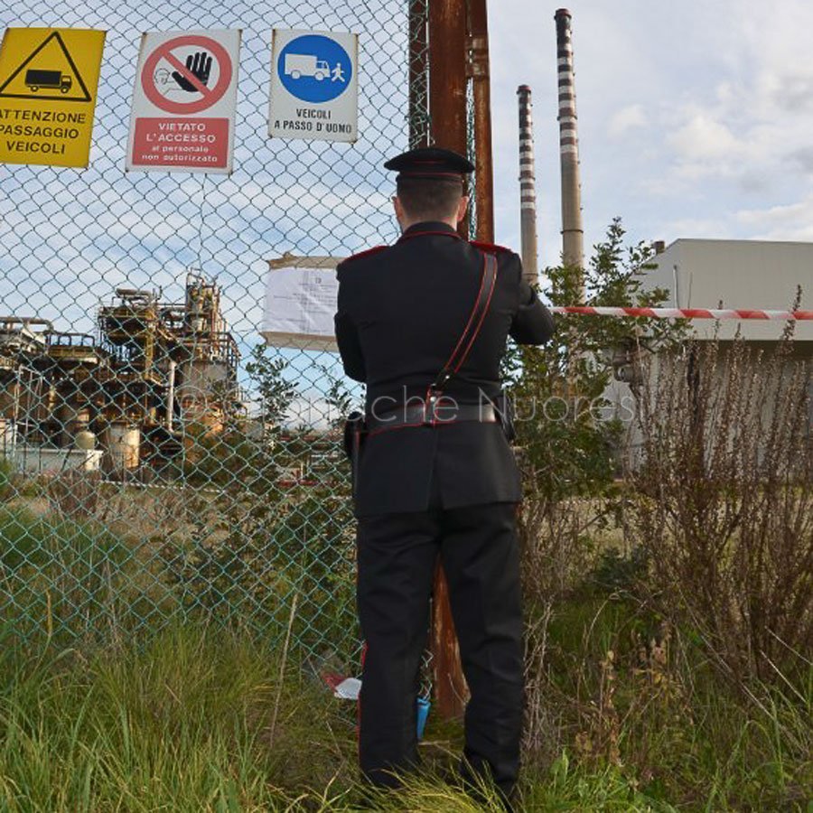 Inquinamento. blitz di Carabinieri e Forestale in Provincia a Nuoro e al Comune di Ottana: sequestrati i fascicoli sull’area industriale