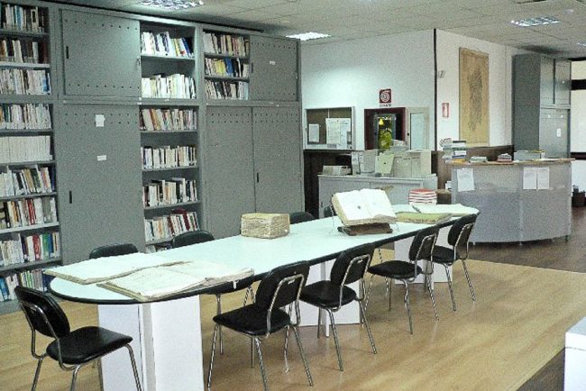 Nuoro. La sala consultazione dell'Archivio di Stato