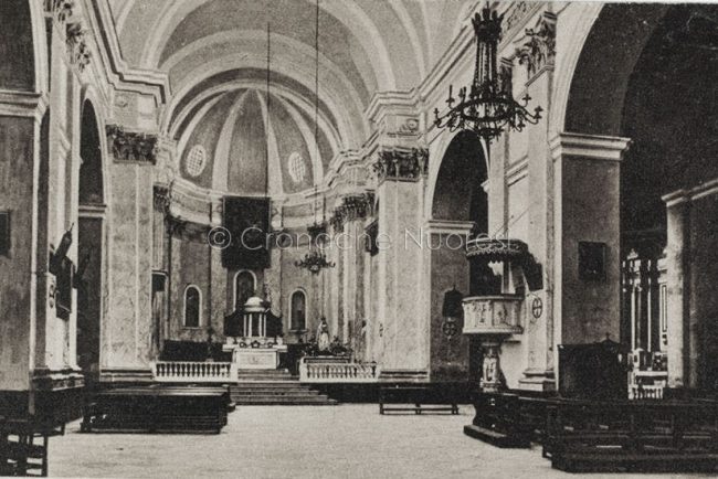 L'altare cattedrale di Nuoro prima del 1932