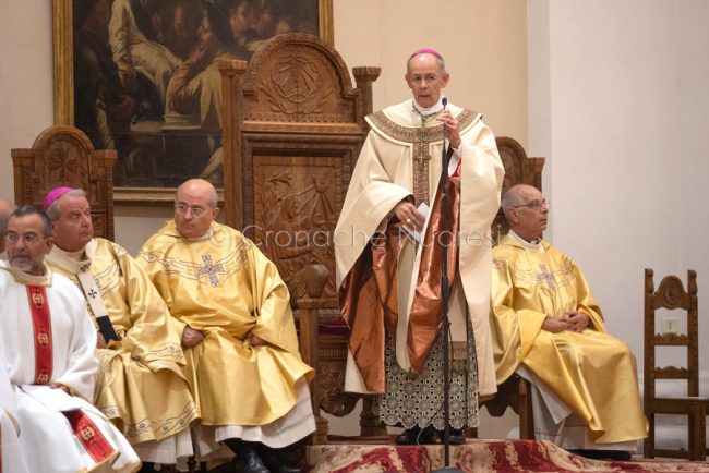 L'insediamento di Monsignor Antonello Mura (foto S.Novellu)