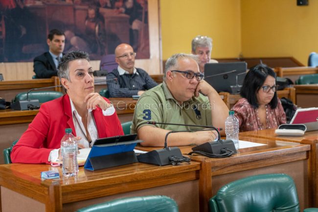 I consiglieri Rojch, Siotto e Zedde - Italia in Comune (foto S.Novellu)