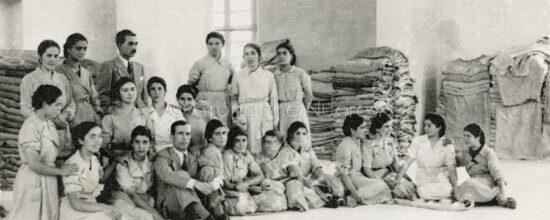 Lavoranti del pastificio Guiso Gallisai (Nuoro, 1941)