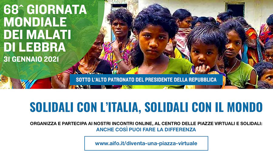 Nuoro. Domenica 31 gennaio, partecipa alle iniziative dell’AIFO per la 68a Giornata mondiale dei malati di lebbra