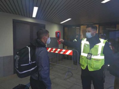 Primi controlli anti Covid al porto di Olbia