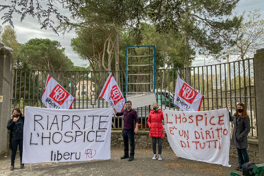 Liberu contro lo smantellamento dell’Hospice: “Ridate dignità alla morte”