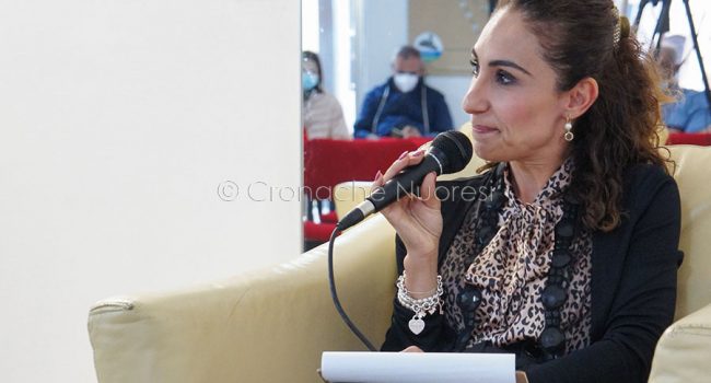 Stazione Garibaldi, l'intervento di Elena Carta (foto M.Brotzu)