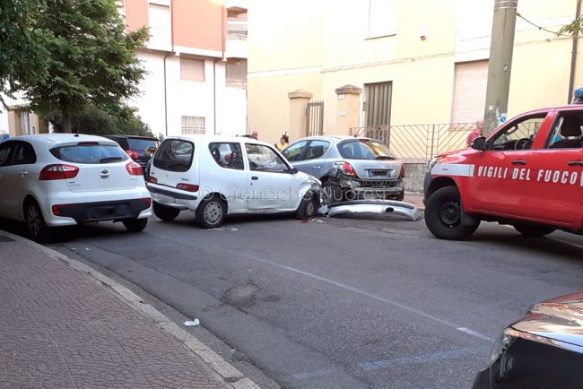 La scena dell'incidente (foto F.Nieddu)