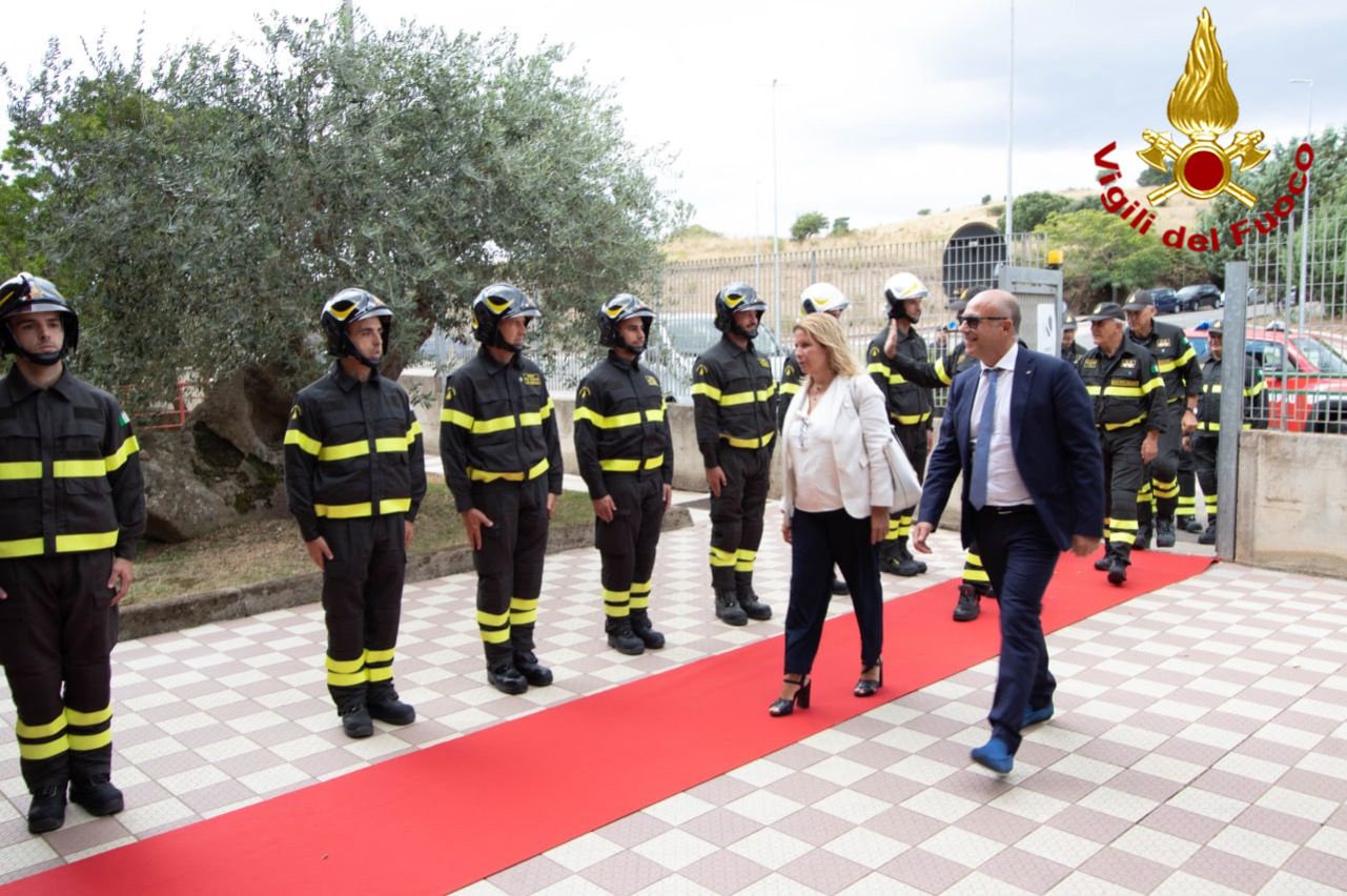 Villagrande Strisaili: i Vigili del Fuoco inaugurano il presidio rurale di Santa Barbara