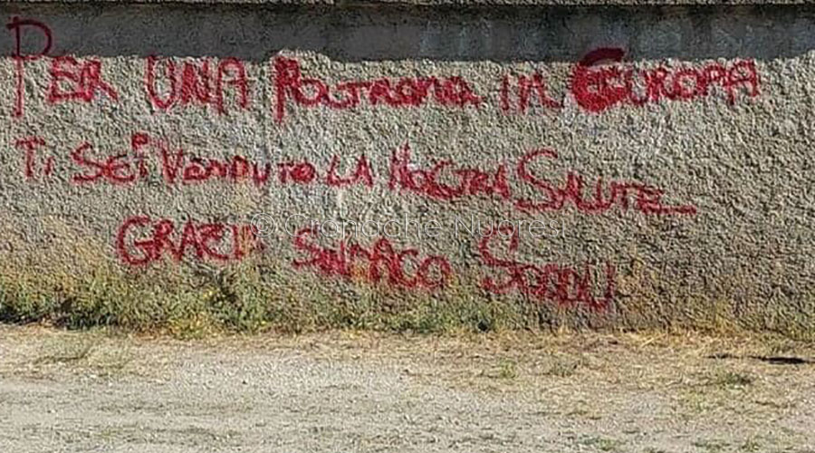 Scritte contro il sindaco Nuoro a Farcana. Soddu: Ho sempre lavorato per città”