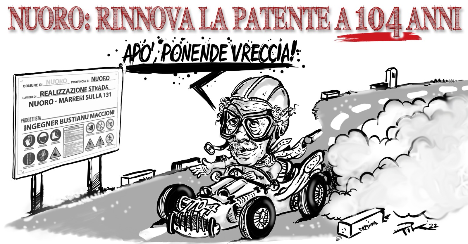 Nuoro. L’ingegner Maccioni ha rinnovato la patente a 104 anni