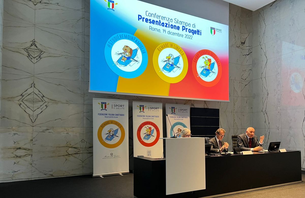 La Federcanottaggio presenta tre progetti di impegno sociale