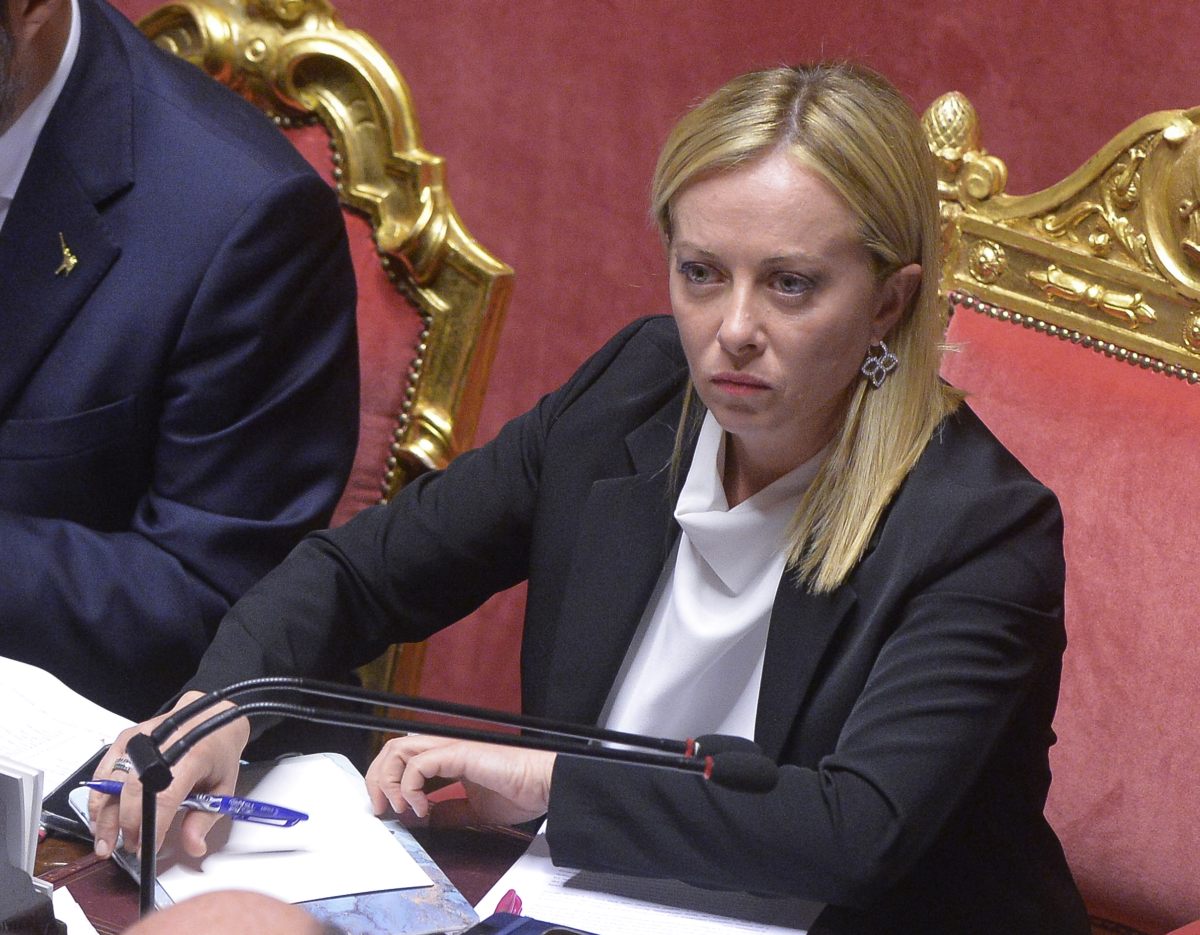 Meloni “Blitz al Senato incompatibile con la civile protesta”