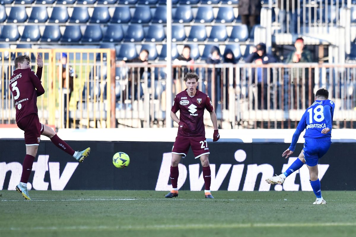 L’Empoli spreca, il Torino rimonta: 2-2 al “Castellani”