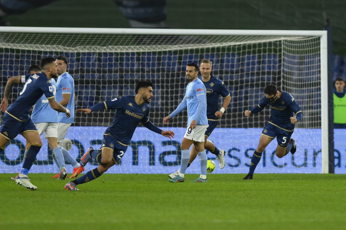 Lazio-Fiorentina 1-1, Gonzalez risponde a Casale