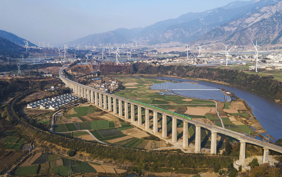 Cina: spinta ai viaggi in treno a sud-ovest con apertura di nuova linea