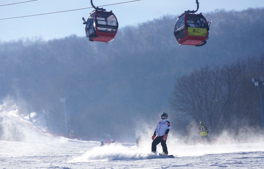 Cina: successo del turismo su neve e ghiaccio per la Festa di Primavera