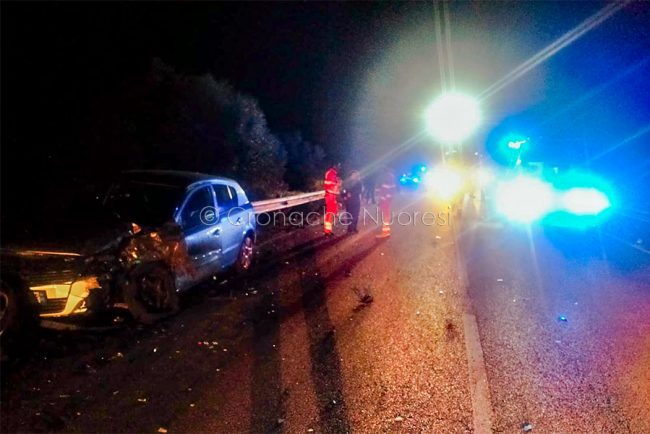 La scena dell'incidente sulla SP25