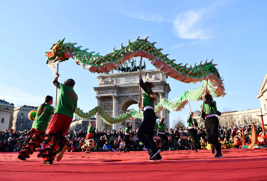 Capodanno cinese celebrato in tutta Italia