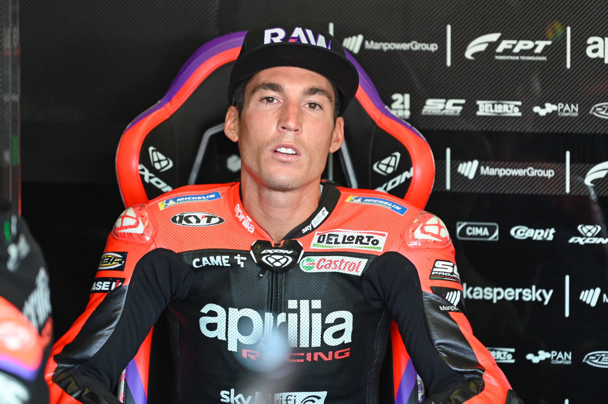 Espargarò e Vinales, doppietta Aprilia nelle libere MotoGp