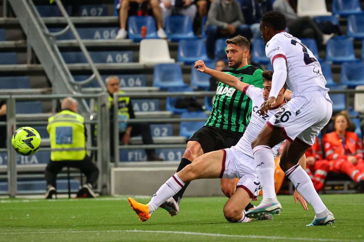 Dominguez risponde a Berardi, Sassuolo-Bologna 1-1