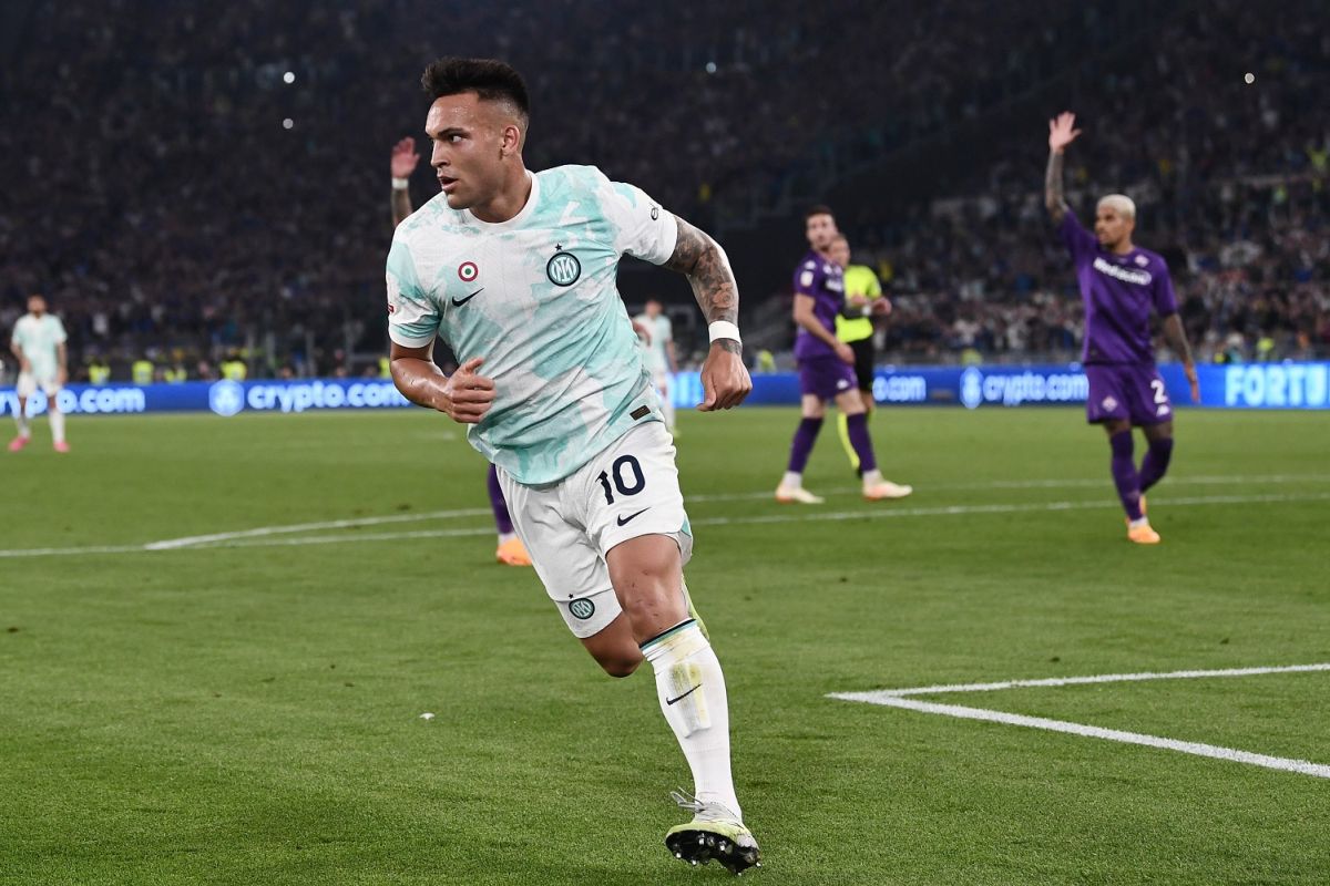 Coppa Italia all’Inter, 2-1 ai viola con doppietta Lautaro