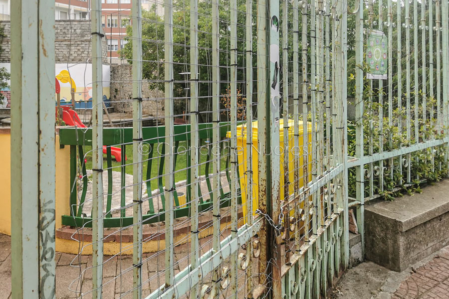 Nuoro. Dopo i lavori di riqualificazione Giardini Pinna di nuovo chiusi al pubblico