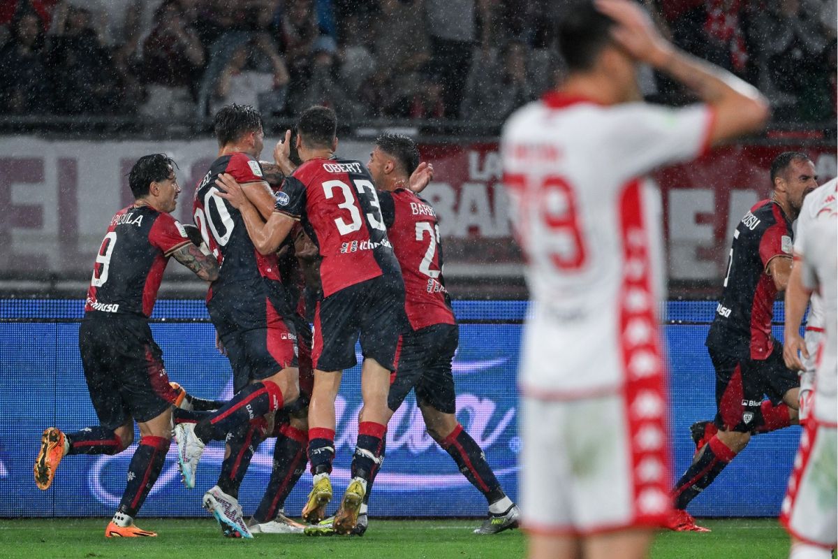 Sir Ranieri apre le porte della serie A al  Cagliari grazie a Pavoletti  con un gol in casa Bari