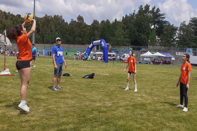 Palla a volo nella giornata dello Sport (foto Nieddu)