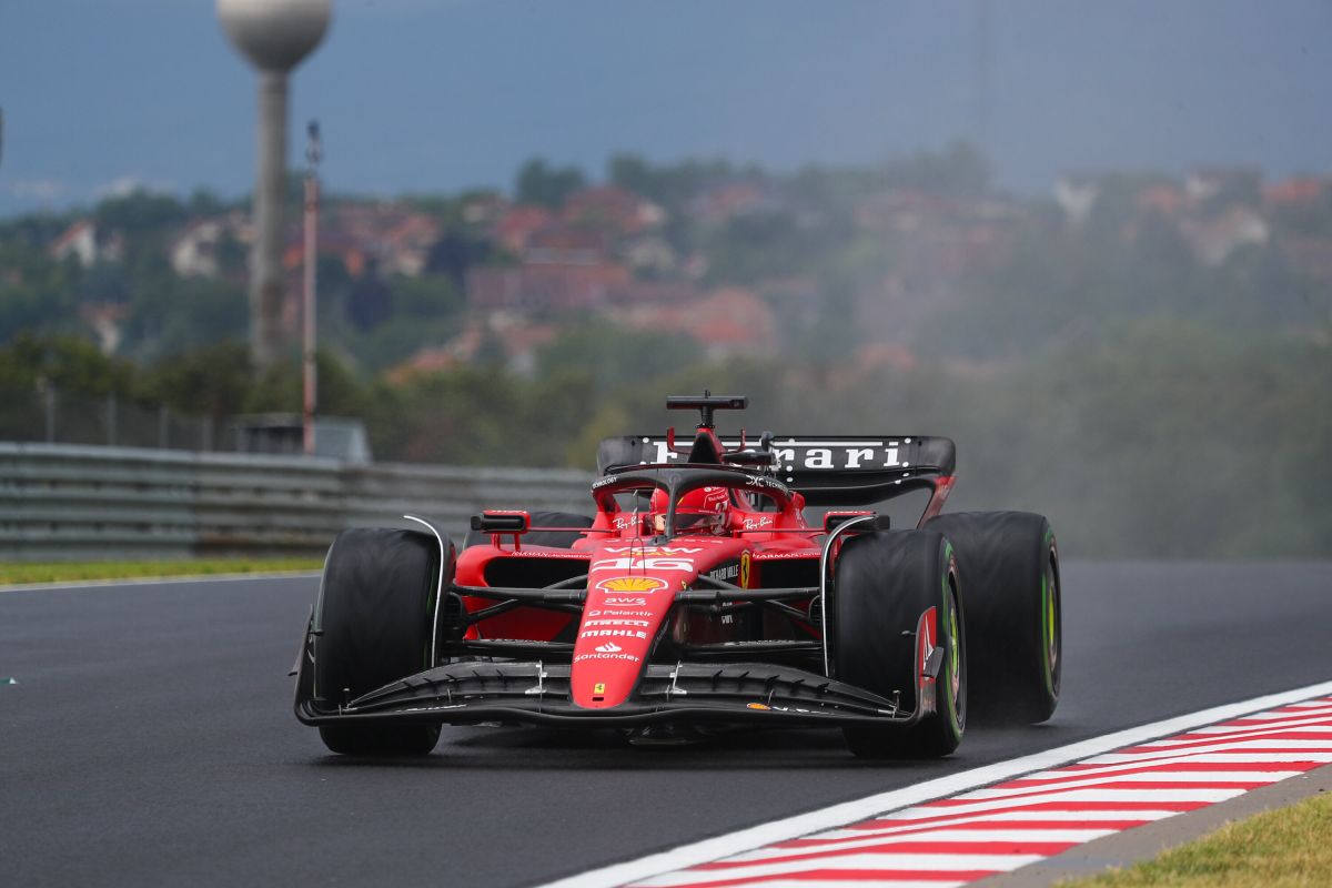 Leclerc il più veloce nelle libere in Ungheria, Red Bull indietro