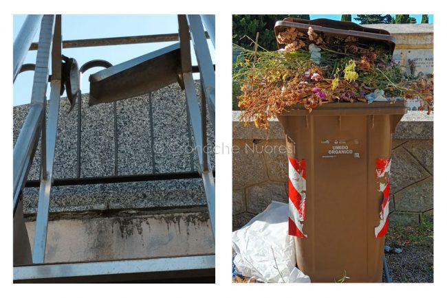 Nuoro, cimitero in abbandono