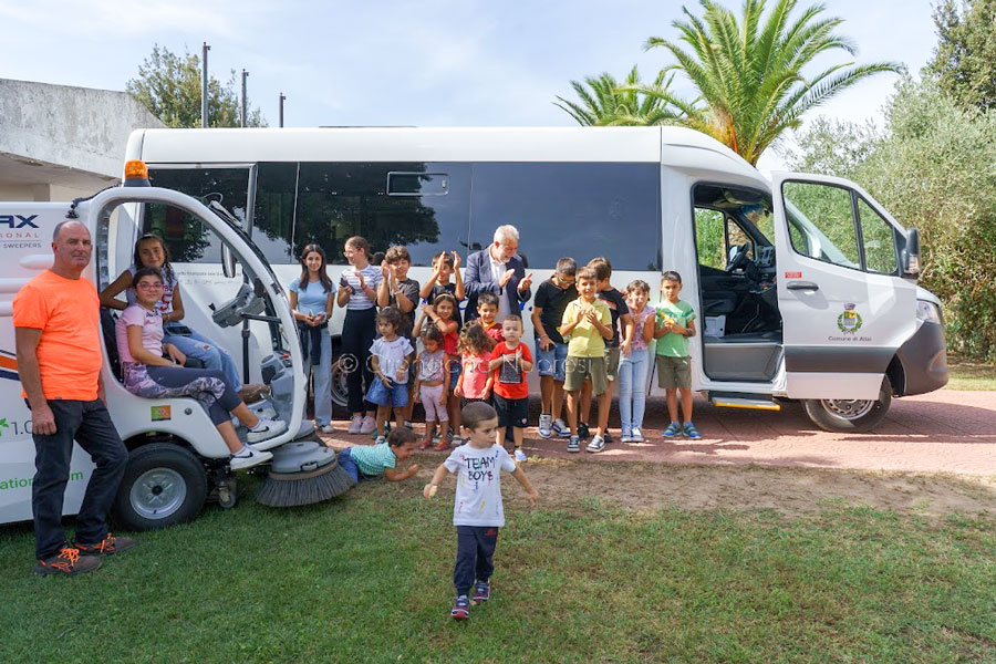 Allai è il primo paese della Sardegna dove i bimbi andranno a scuola con l’autobus elettrico al 100%