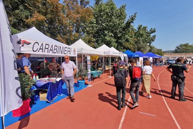 Nuoro, No dipendenze 2023, stand dei Carabinieri (foto S.Novellu)