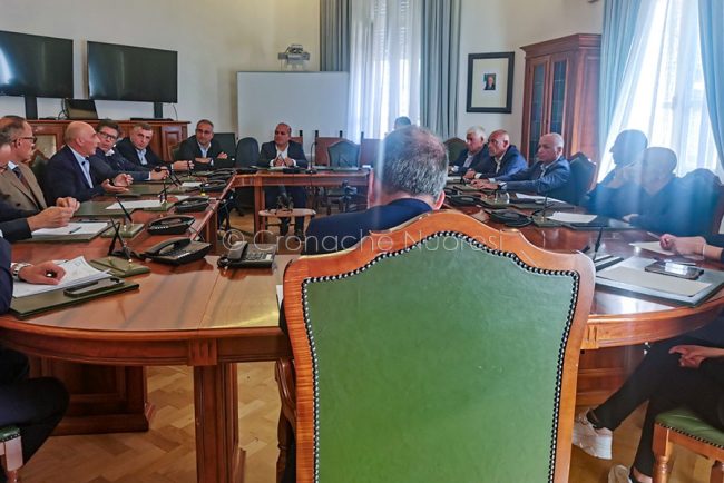 L'incontro in Prefettura sulla ZES (foto S.Meloni)