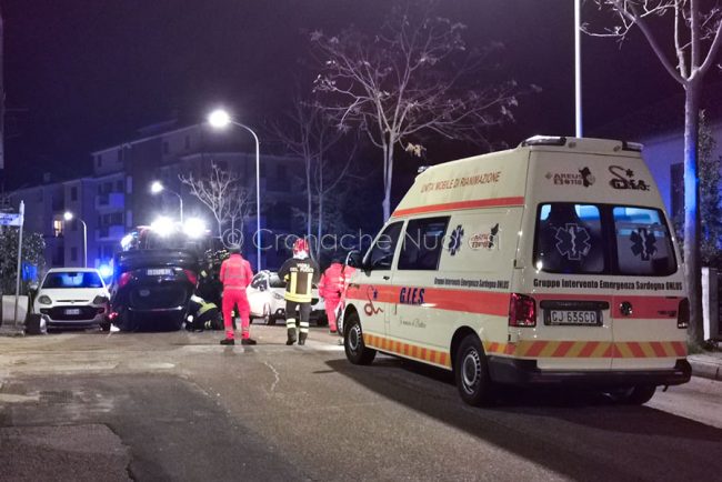 La scena dell'incidente in via Tridentina (foto S.N.)