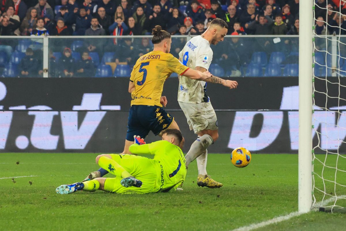 Genoa-Inter 1-1, Dragusin risponde ad Arnautovic