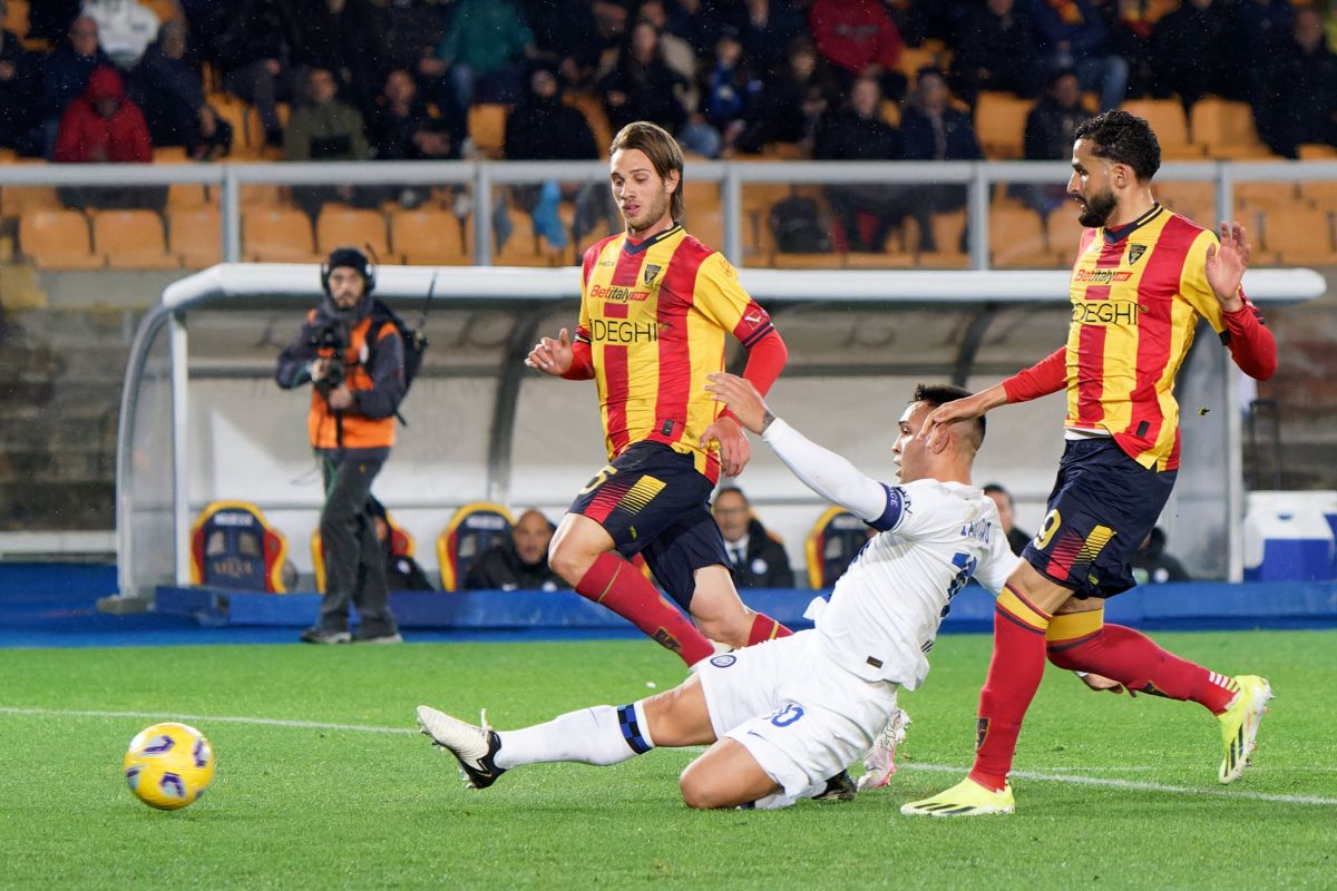 Troppa Inter per il Lecce, poker nerazzurro al “Via del Mare”