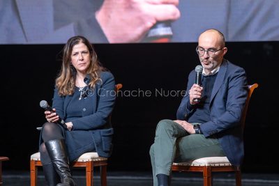 Alessandra Todde e Paolo Truzzu (foto S.Novellu)