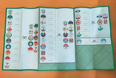 Regionali 2024, la scheda elettorale (foto Novellu)