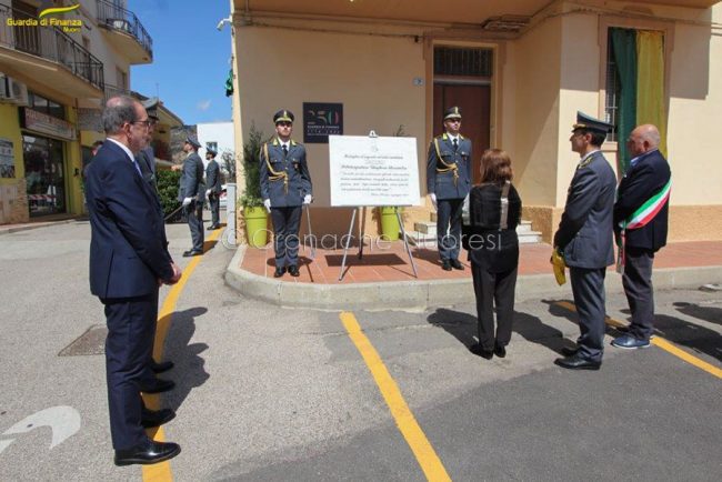 La Caletta, intitolazione Tenenza GDF a Alessandro Ghiglieri