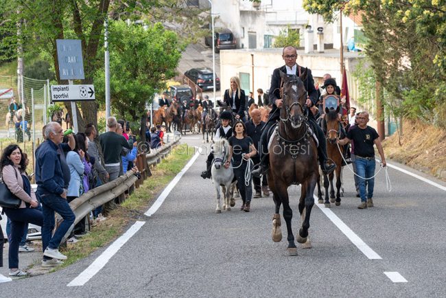 Nuoro. Il rientro dei Cavalieri da San Francesco di Lula (foto S.Novellu)