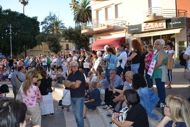 Oristano, manifestazione contro la speculazione energetica (foto Nieddu)