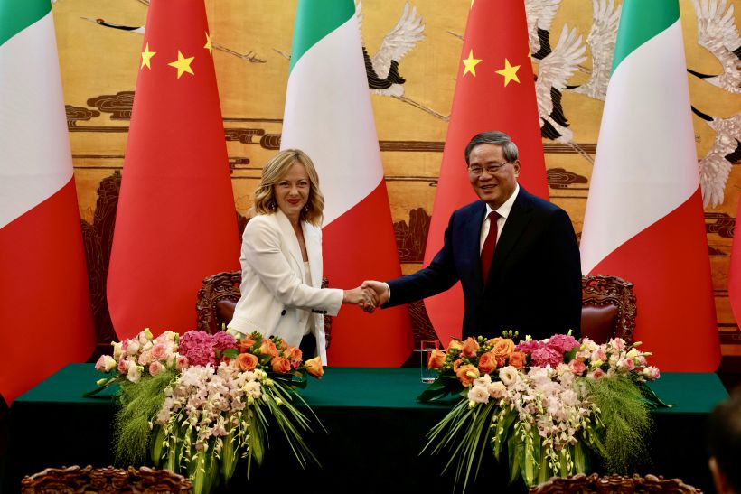 Meloni “Rafforzare il partenariato tra Italia e Cina”